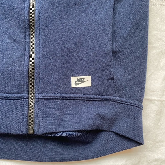 Nike navy full zip hoodie women’s XS - Picture 3 of 4